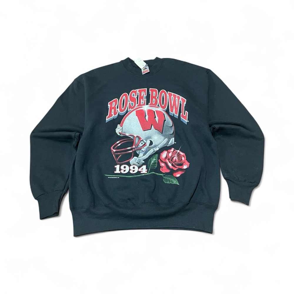 Wisconsin Badgers Rose Bowl Champions Sweatshirt XL 1994 NCAA Vintage nWOT